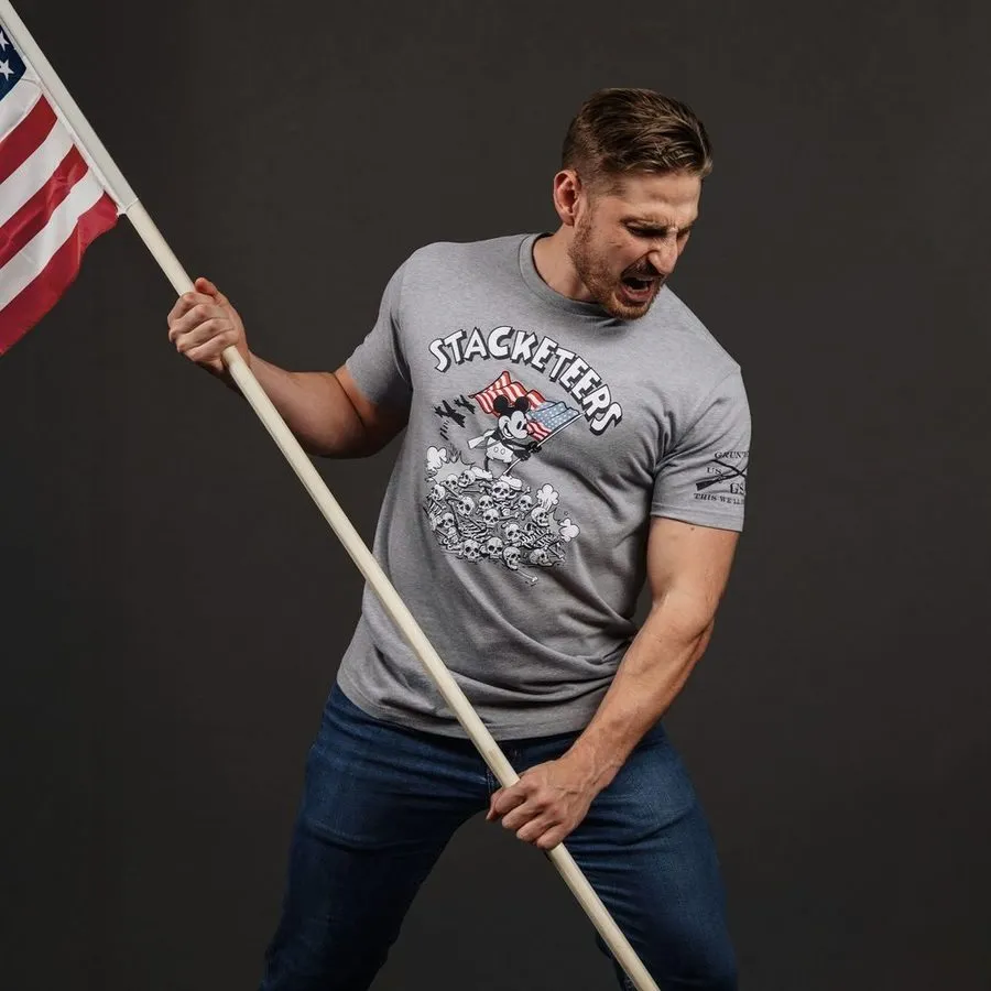 Stacketeers T-Shirt - Dark Heather Gray