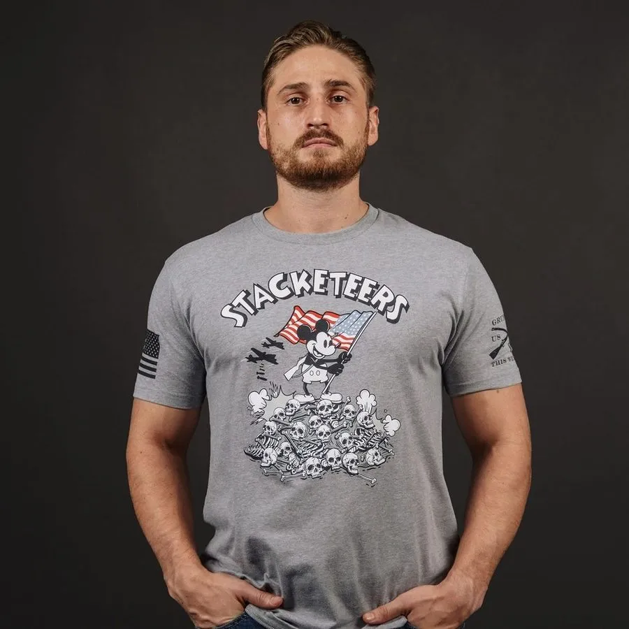 Stacketeers T-Shirt - Dark Heather Gray