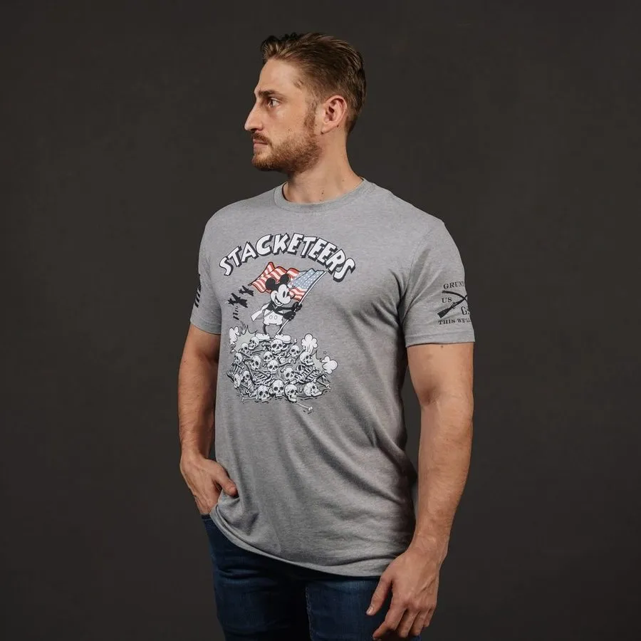 Stacketeers T-Shirt - Dark Heather Gray