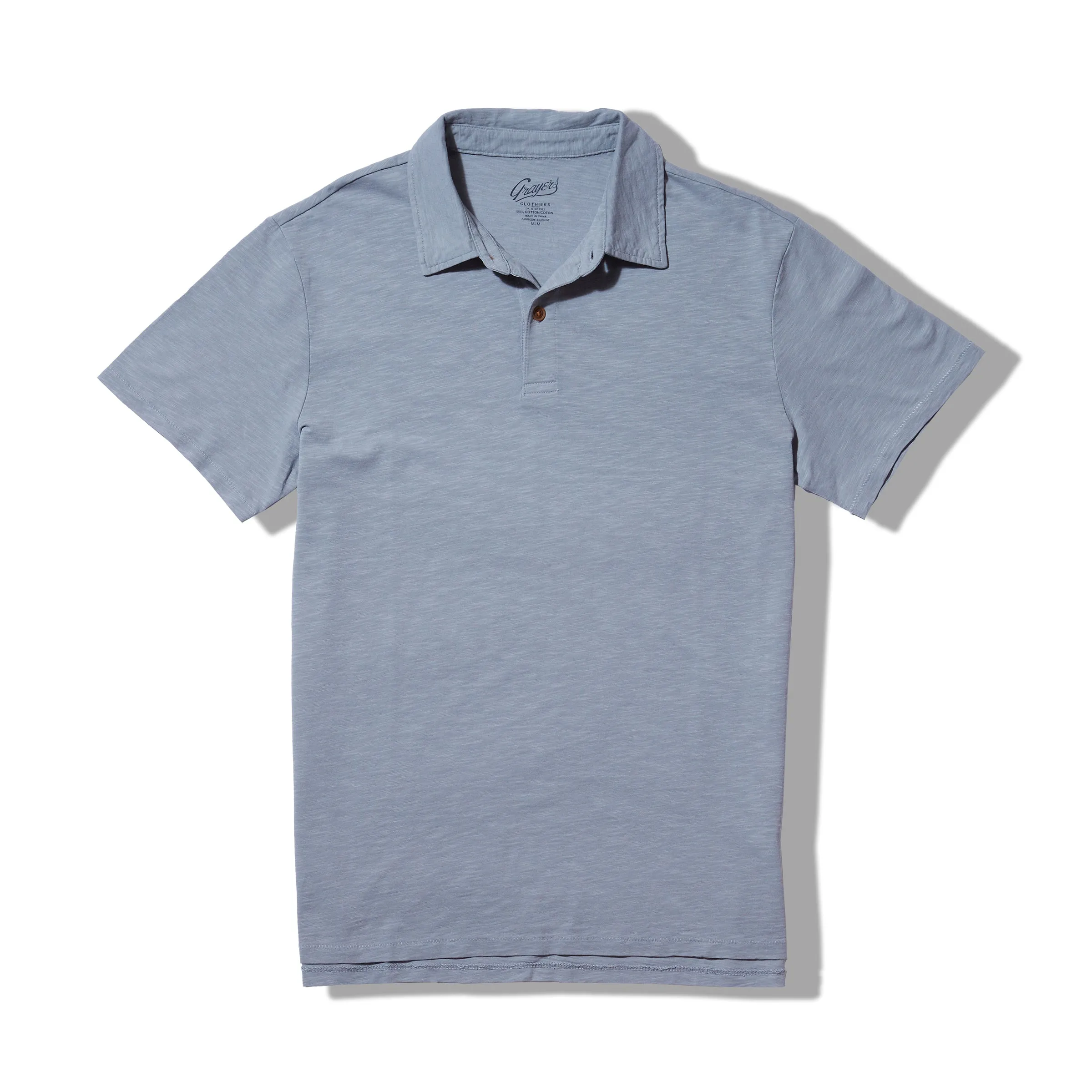 Sunwashed 2 Button Polo - Abyss