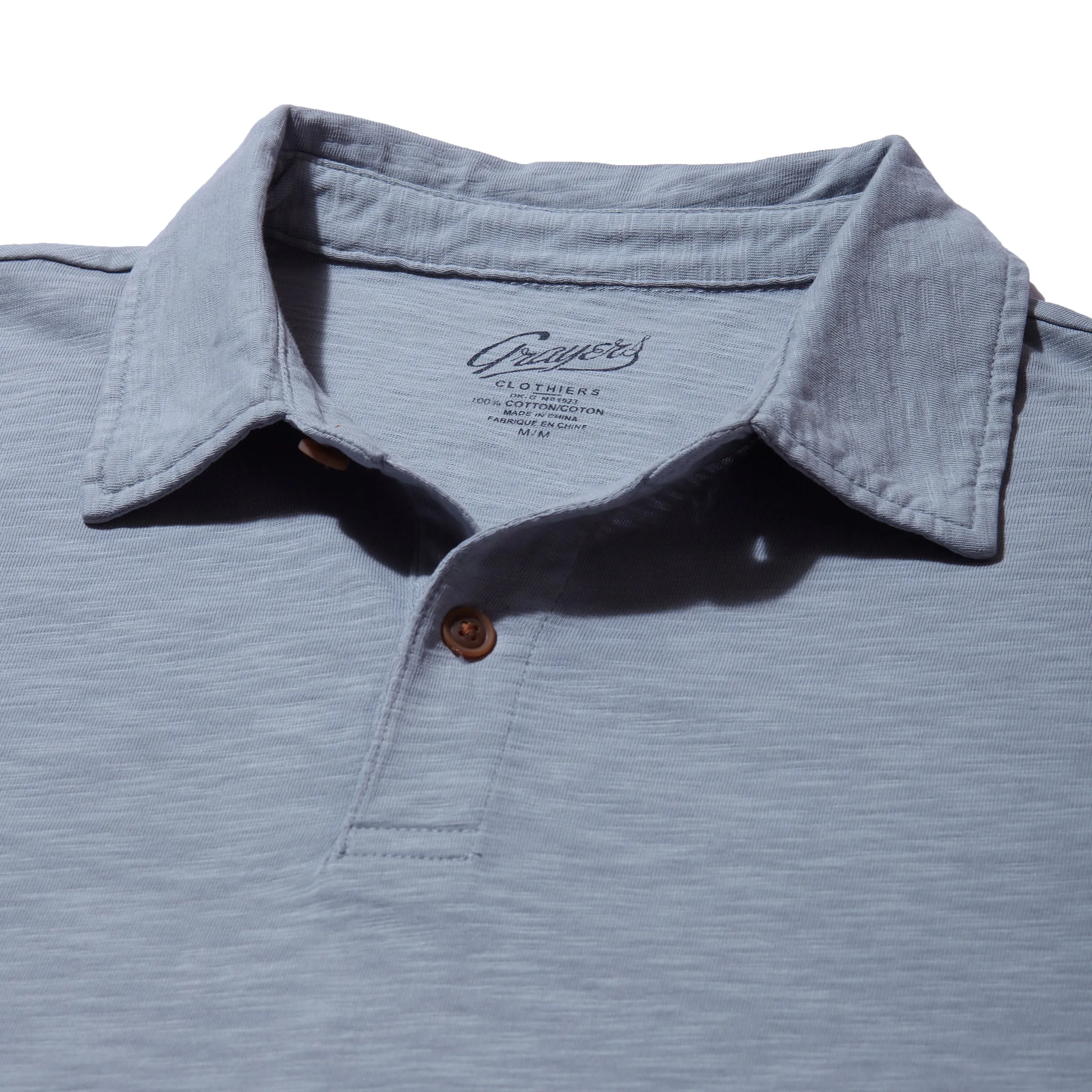 Sunwashed 2 Button Polo - Abyss