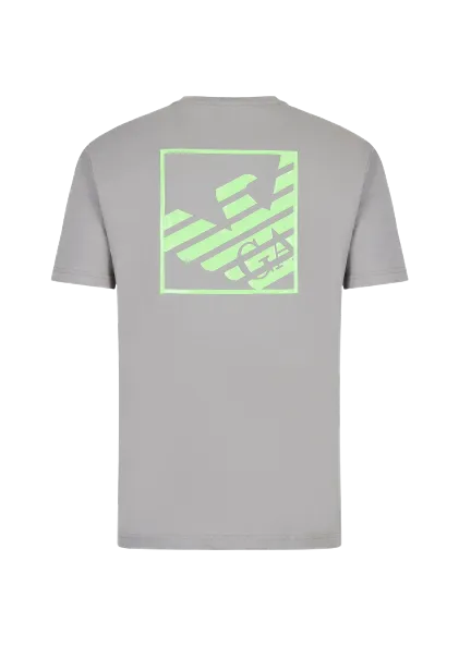T-shirt Emporio Armani EA7 - Gris/Vert