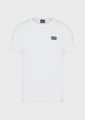 T-shirt Emporio Armani EA7 Logo Series - Blanc/Vert