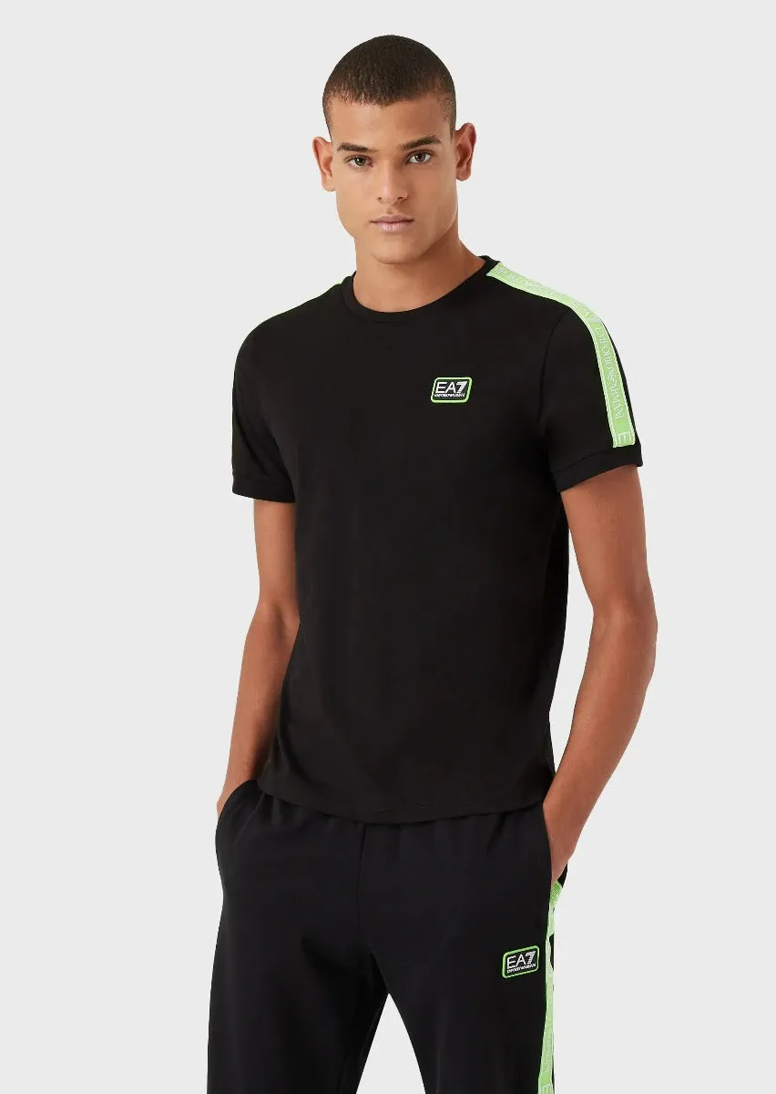 T-shirt Emporio Armani EA7 Logo Series - Noir/Vert