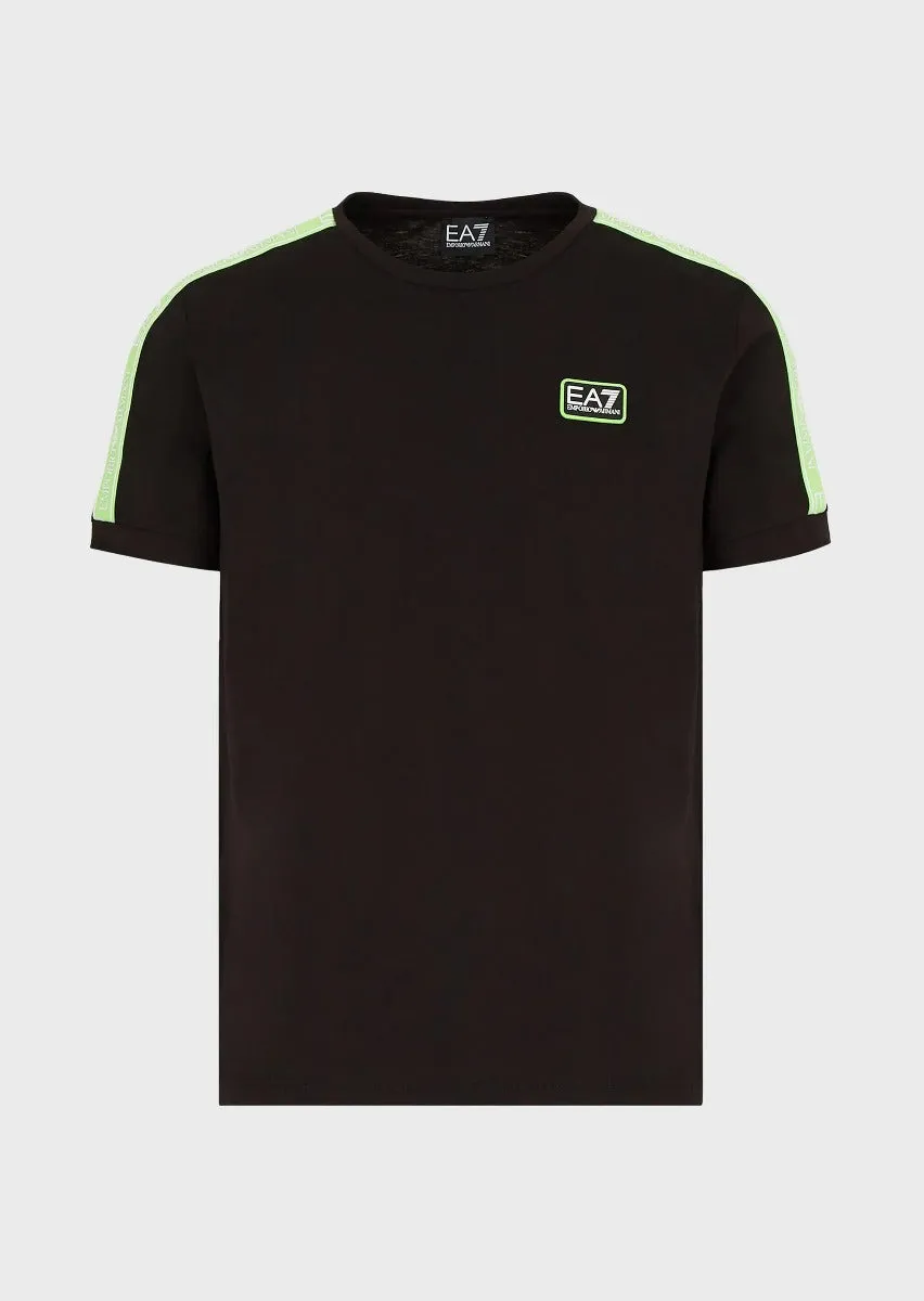T-shirt Emporio Armani EA7 Logo Series - Noir/Vert