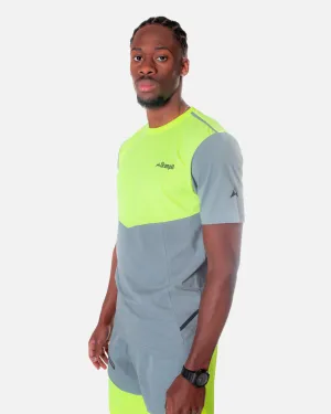 T-shirt Scampia Scalare - Jaune/Gris