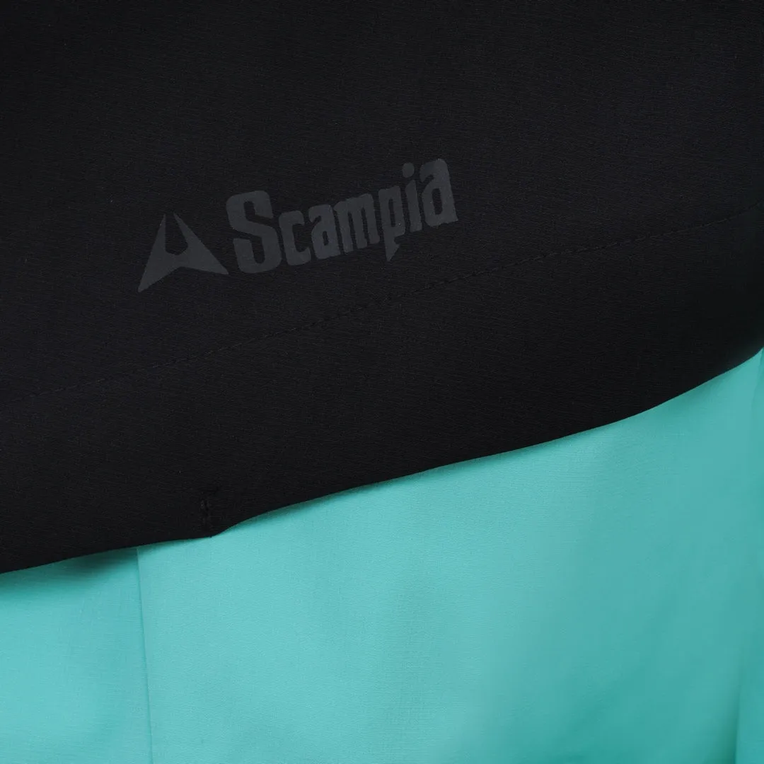 T-shirt Scampia Scalare - Menthe/Noir