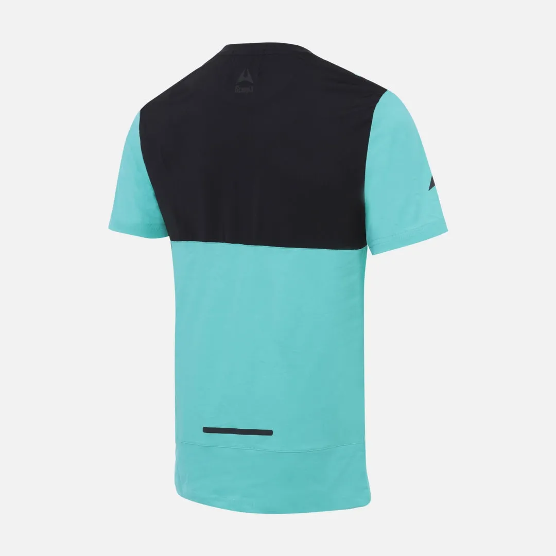 T-shirt Scampia Scalare - Menthe/Noir