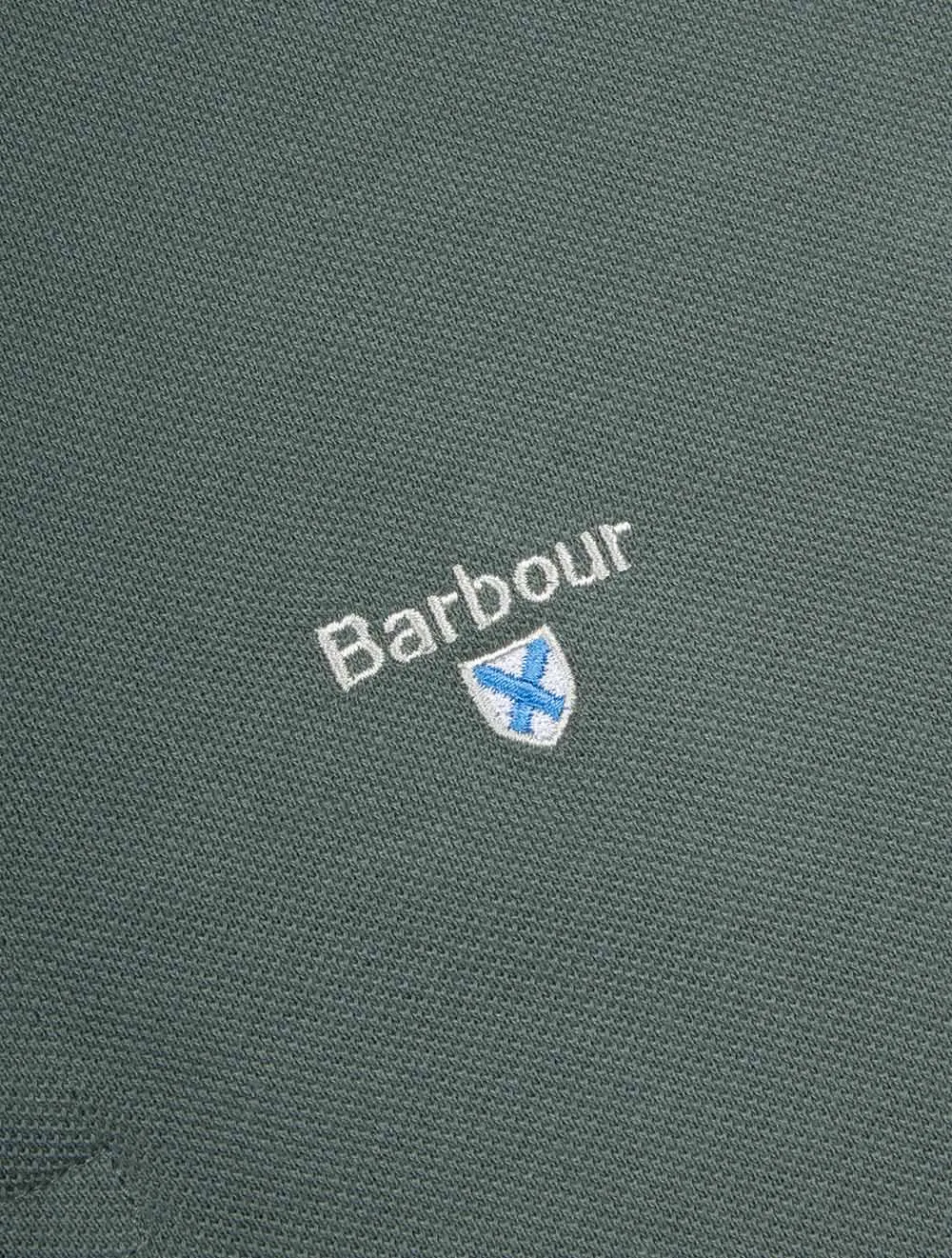 Tartan Pique Polo Shirt Teal