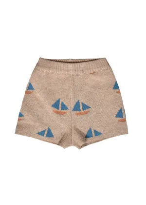 Theo Knit Shorts - Sand Dollar