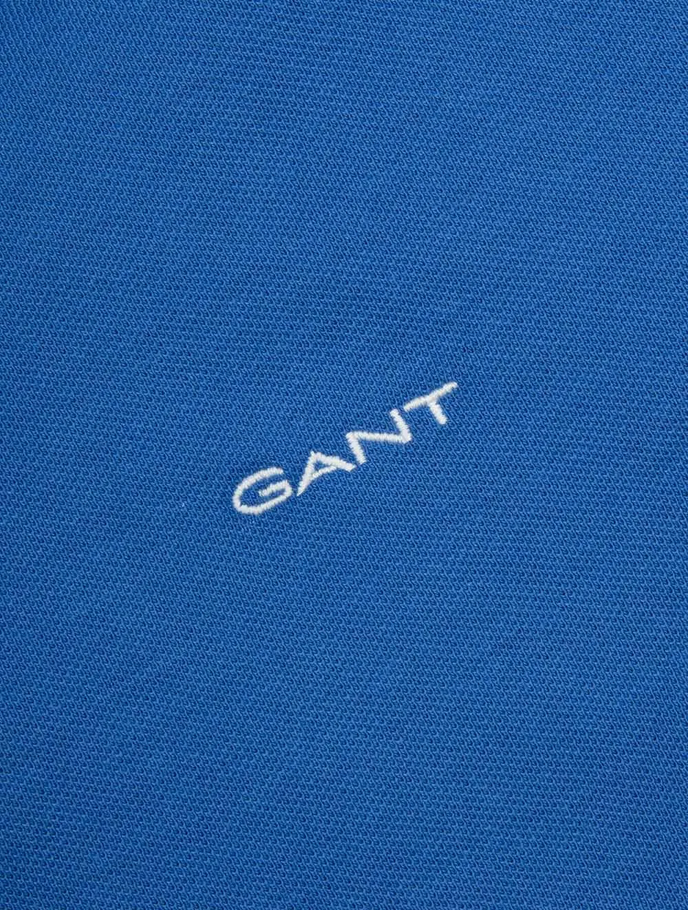 Tipped Piqué Polo Short Sleeve Shirt Rich Blue