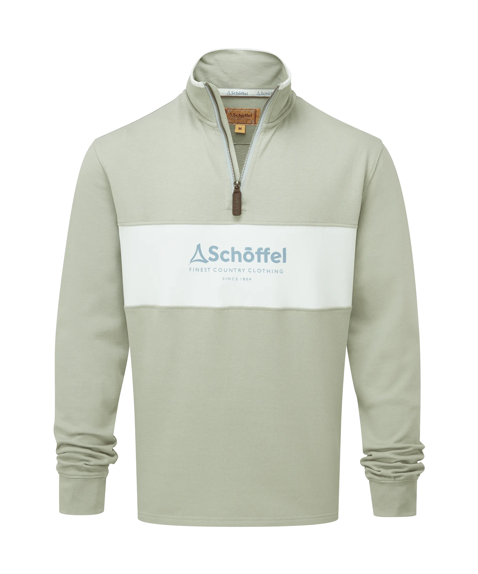 Trencrom Quarter Zip - Aqua Grey/Blue Water