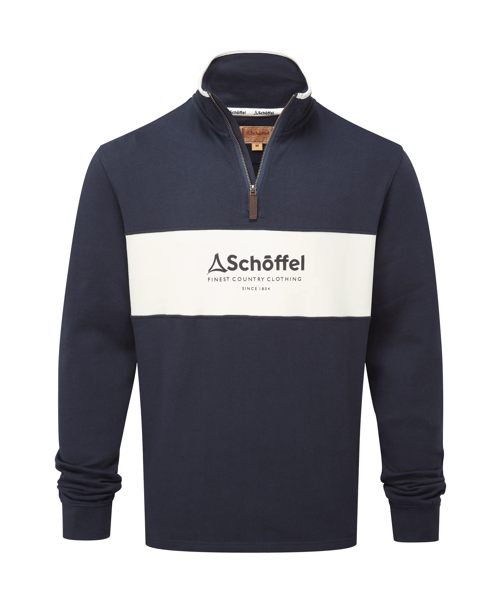 Trencrom Quarter Zip - Navy/Stone