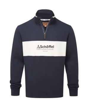 Trencrom Quarter Zip - Navy/Stone