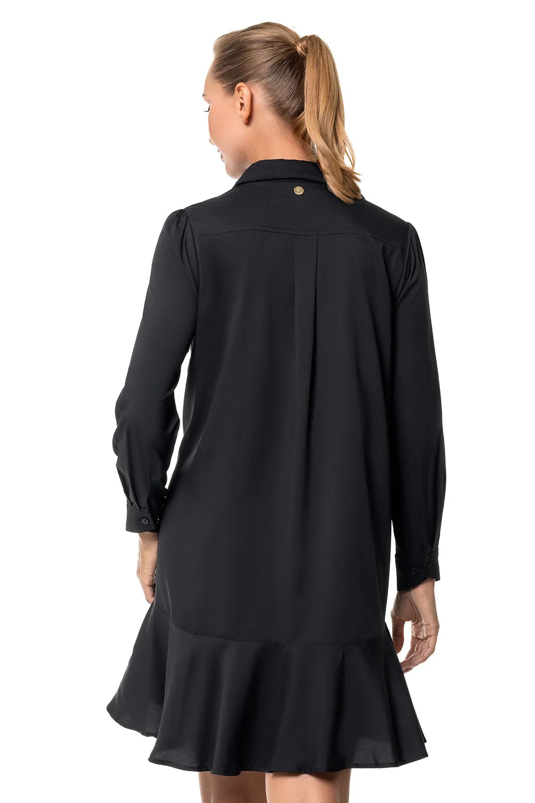 Women's Castaneda Shirt Dress| Black