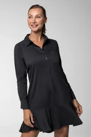 Women's Castaneda Shirt Dress| Black
