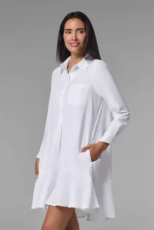 Women's Castaneda Shirt Dress | White