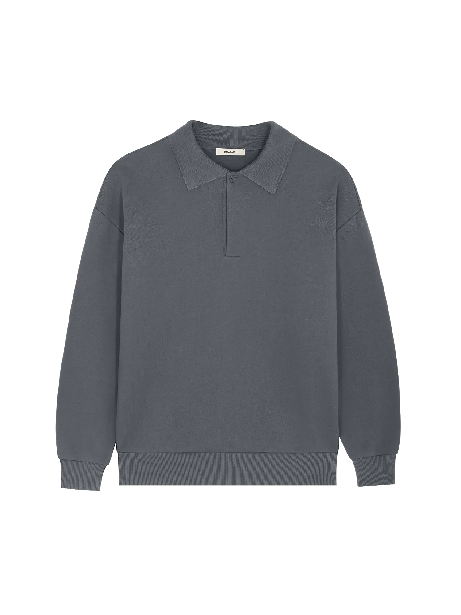 Womens DNA Heavyweight Polo Sweatshirt—atmosphere grey
