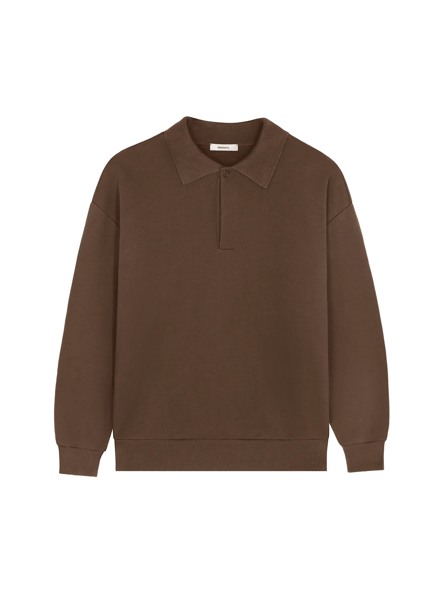 Womens DNA Heavyweight Polo Sweatshirt—cacoa brown