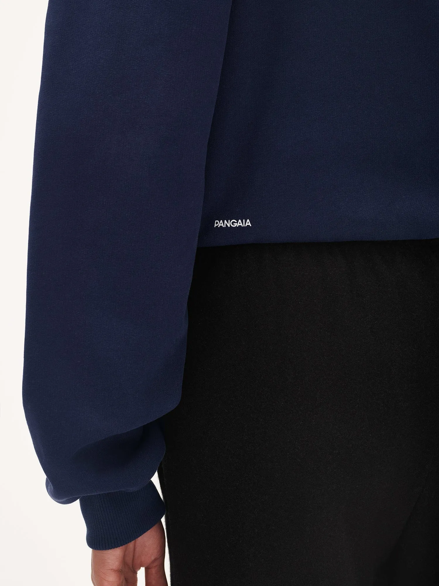 Womens DNA Heavyweight Polo Sweatshirt—navy