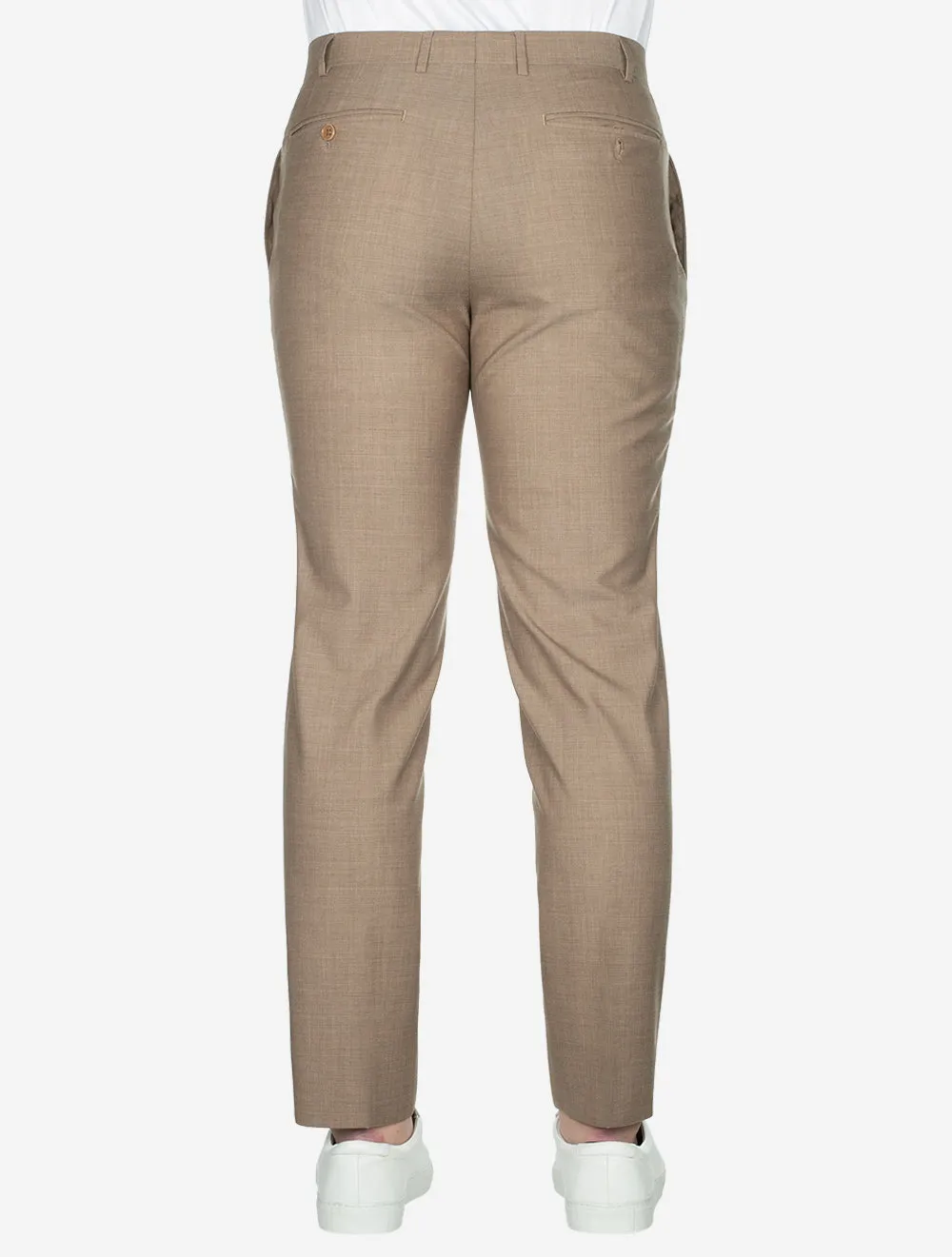 Wool Trousers Beige