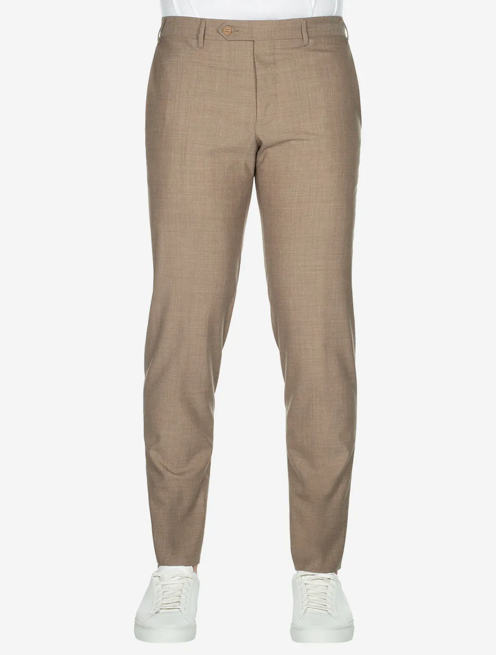Wool Trousers Beige