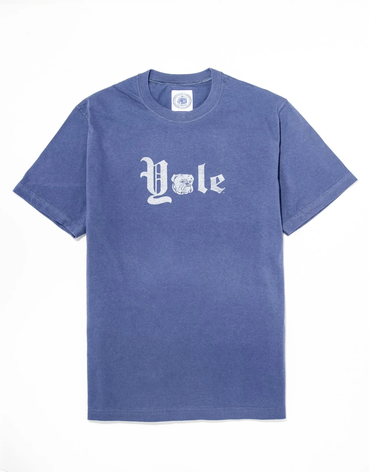 YALE GOTHIC SPELLOUT T-SHIRT - BLUE