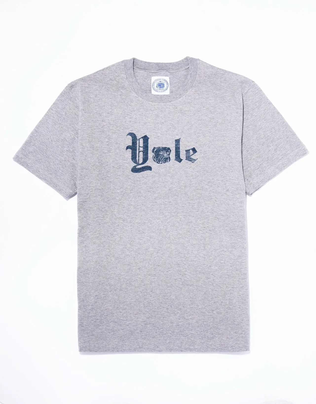 YALE GOTHIC SPELLOUT T-SHIRT - GREY