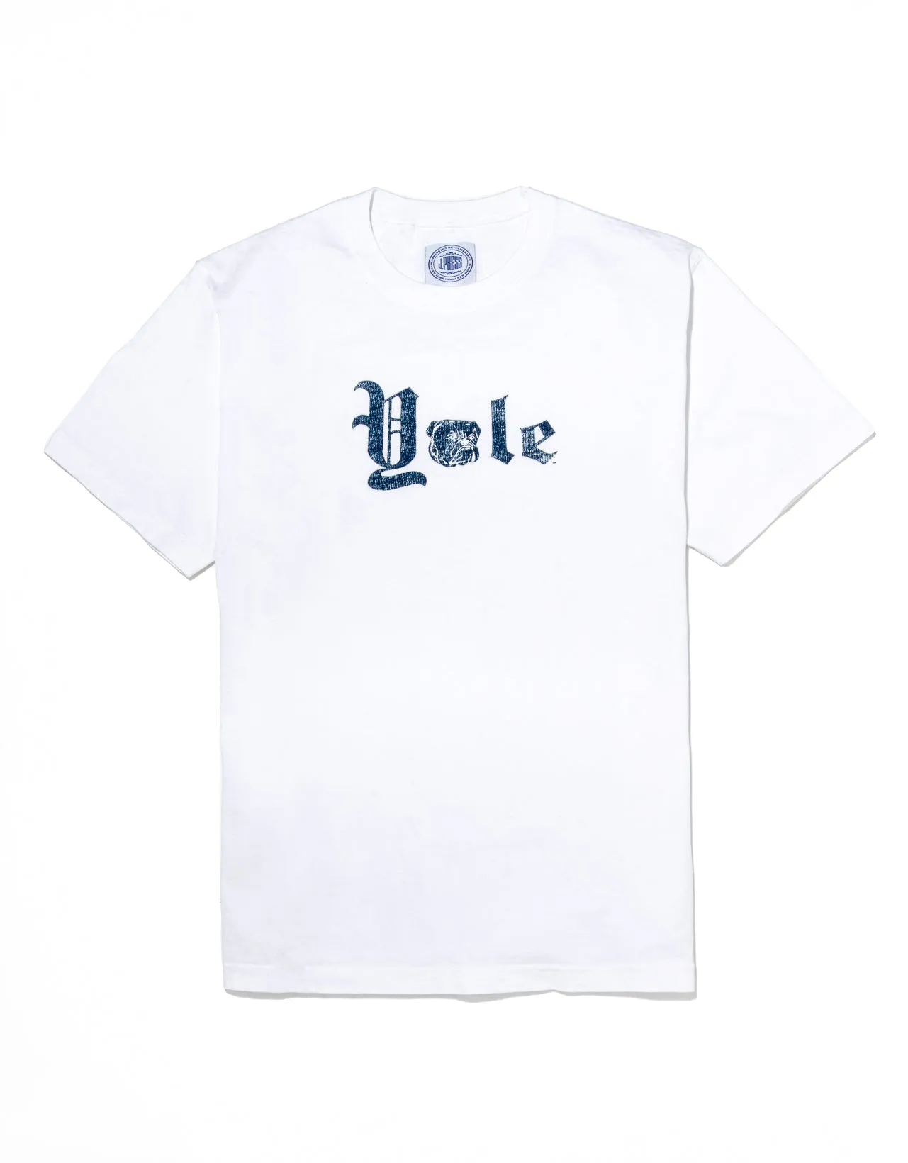 YALE GOTHIC SPELLOUT T-SHIRT - WHITE